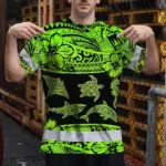 hi-vis-t-shirt-reflective-tapes-green-neon-hawaiian-polynesian-b1505.webp