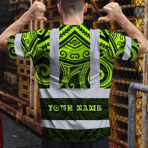 hi-vis-t-shirt-reflective-tapes-octopus-hawaiian-polynesian-tribal-073c9.webp