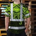hi-vis-t-shirt-reflective-tapes-octopus-hawaiian-polynesian-tribal-a7792.webp