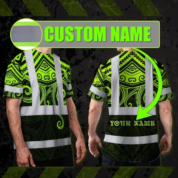 hi-vis-t-shirt-reflective-tapes-octopus-hawaiian-polynesian-tribal-b5485.webp