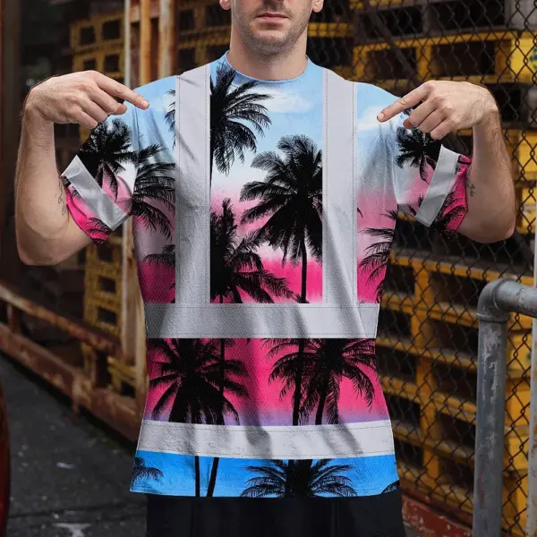 hi-vis-t-shirt-reflective-tapes-pink-blue-coconut-tree-custom-name-b5144.webp
