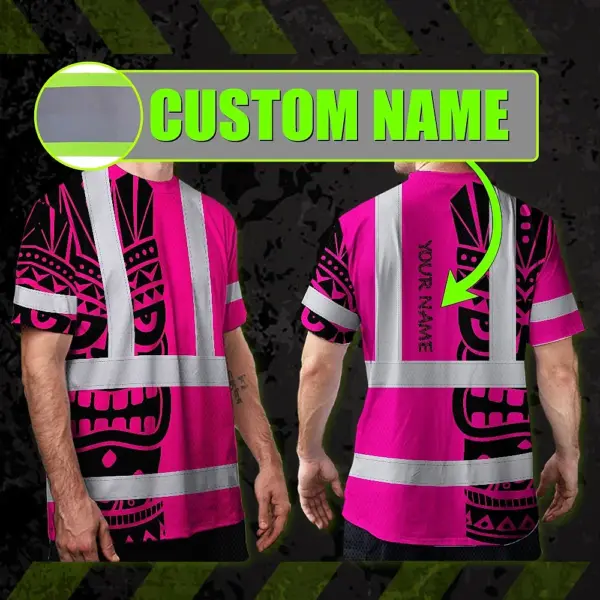 hi-vis-t-shirt-reflective-tapes-tiki-pink-neon-polynesian-tribal-20094.webp