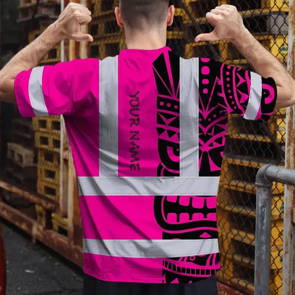 hi-vis-t-shirt-reflective-tapes-tiki-pink-neon-polynesian-tribal-29f1d.webp