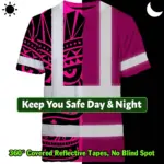 hi-vis-t-shirt-reflective-tapes-tiki-pink-neon-polynesian-tribal-fe380.webp