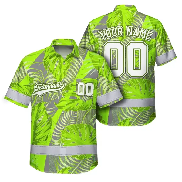 hi-vis-team-hawaiian-shirt-reflective-tapes-green-gray-leaf-custom-27ad9.webp
