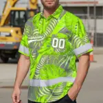 hi-vis-team-hawaiian-shirt-reflective-tapes-green-gray-leaf-custom-c7901.webp