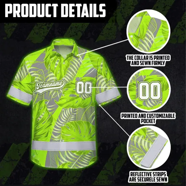 hi-vis-team-hawaiian-shirt-reflective-tapes-green-gray-leaf-custom-db9b6.webp