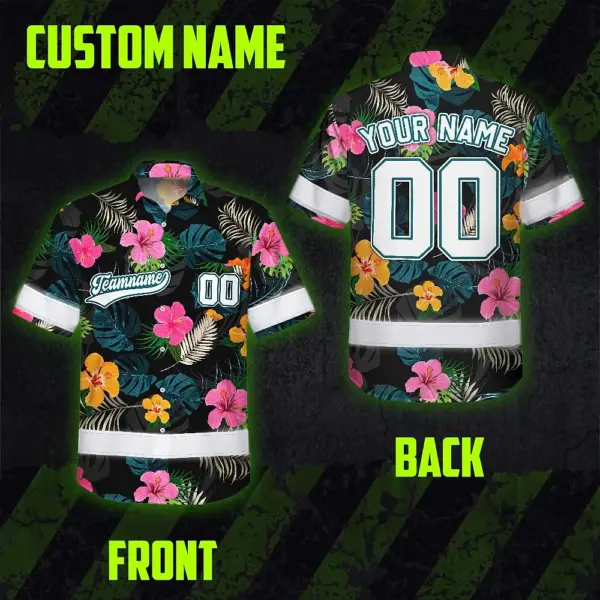 hi-vis-team-hawaiian-shirt-reflective-tapes-green-pink-flower-custom-18c5a.webp