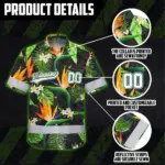 hi-vis-team-hawaiian-shirt-reflective-tapes-orange-flowers-custom-dd829.webp