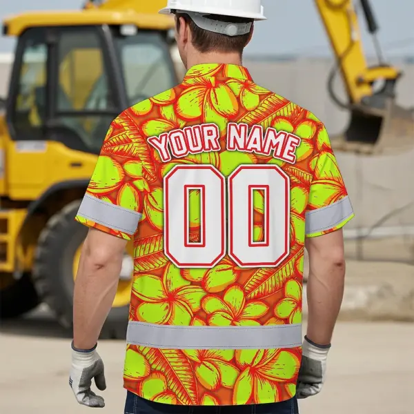 hi-vis-team-hawaiian-shirt-reflective-tapes-orange-lime-flower-3902c.webp