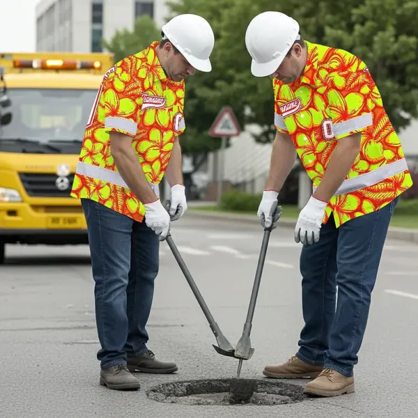 hi-vis-team-hawaiian-shirt-reflective-tapes-orange-lime-flower-765d7.webp