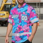 hi-vis-team-hawaiian-shirt-reflective-tapes-pink-blue-flower-custom-0cb84.webp