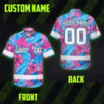 hi-vis-team-hawaiian-shirt-reflective-tapes-pink-blue-flower-custom-589e1.webp