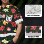 hi-vis-team-hawaiian-shirt-reflective-tapes-pink-flowers-custom-name-1198e.webp