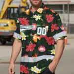 hi-vis-team-hawaiian-shirt-reflective-tapes-pink-flowers-custom-name-2c044.webp
