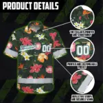 hi-vis-team-hawaiian-shirt-reflective-tapes-pink-flowers-custom-name-d55c5.webp
