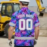 hi-vis-team-hawaiian-shirt-reflective-tapes-pink-violet-custom-name-35a05.webp