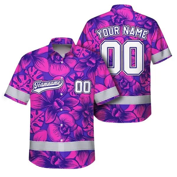 hi-vis-team-hawaiian-shirt-reflective-tapes-pink-violet-orchid-a452d.webp