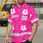 hi-vis-team-hawaiian-shirt-reflective-tapes-pink-white-flower-custom-1eeed.webp