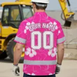 hi-vis-team-hawaiian-shirt-reflective-tapes-pink-white-flower-custom-dc70f.webp