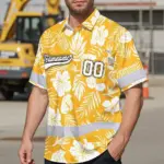 hi-vis-team-hawaiian-shirt-reflective-tapes-yellow-flower-custom-401fc.webp