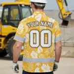 hi-vis-team-hawaiian-shirt-reflective-tapes-yellow-flower-custom-55bf7.webp