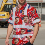 Hi-Vis-Hawaiian-Shirt-Reflective-Tapes-US-Flag-Blue-Red-3-Custom-Name-And-Image-Safety-Workwear-For-Workers,-Truckers,-Operators-3