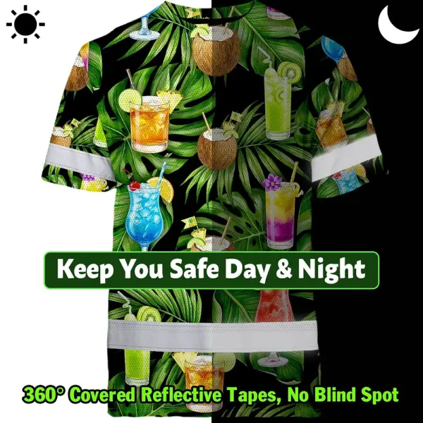 hi-vis-t-shirt-reflective-tapes-green-flower-drink-tropical-custom-31ce0.webp