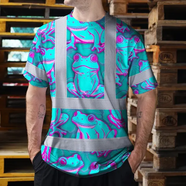 hi-vis-t-shirt-reflective-tapes-pink-and-blue-neon-frog-custom-name-b50fc.webp
