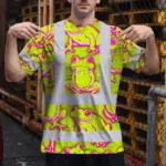 hi-vis-t-shirt-reflective-tapes-pink-and-lime-neon-frog-custom-name-3ab1b.webp