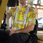 hi-vis-t-shirt-reflective-tapes-pink-and-lime-neon-frog-custom-name-438df.webp