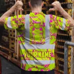 hi-vis-t-shirt-reflective-tapes-pink-and-lime-neon-frog-custom-name-9a42b.webp