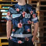 hi-vis-team-t-shirt-reflective-tapes-blue-pink-flower-custom-name-28eb8.webp
