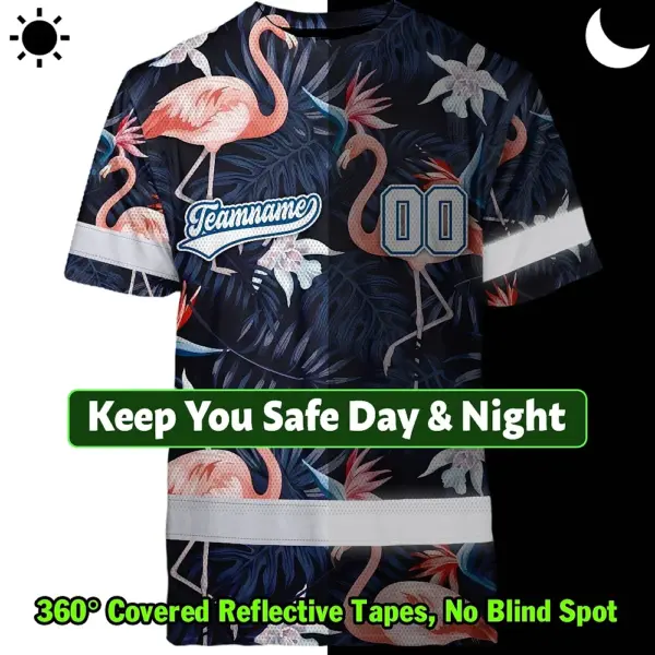 hi-vis-team-t-shirt-reflective-tapes-pink-flamingo-custom-name-and-475e8.webp