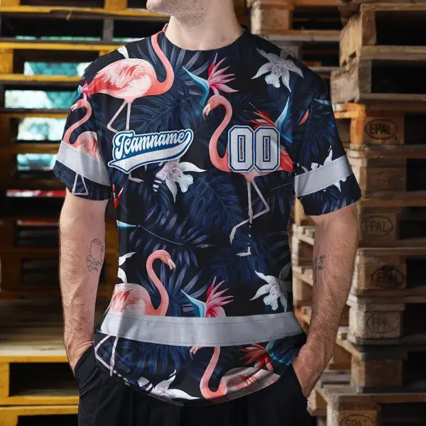 hi-vis-team-t-shirt-reflective-tapes-pink-flamingo-custom-name-and-ab6f1.webp
