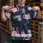 hi-vis-team-t-shirt-reflective-tapes-pink-flamingo-custom-name-and-b0bfa.webp