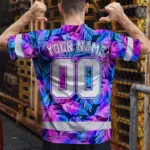 hi-vis-team-t-shirt-reflective-tapes-pink-violet-custom-name-and-73dc0.webp