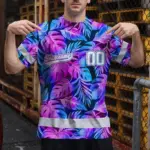 hi-vis-team-t-shirt-reflective-tapes-pink-violet-custom-name-and-dc29c.webp