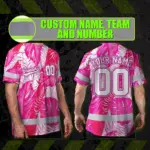 hi-vis-team-t-shirt-reflective-tapes-pink-white-flower-custom-name-ad6f7.webp