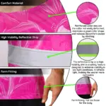 hi-vis-team-t-shirt-reflective-tapes-pink-white-flower-custom-name-bca5f.webp