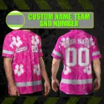hi-vis-team-t-shirt-reflective-tapes-pink-white-flower-custom-name-c58dc.webp