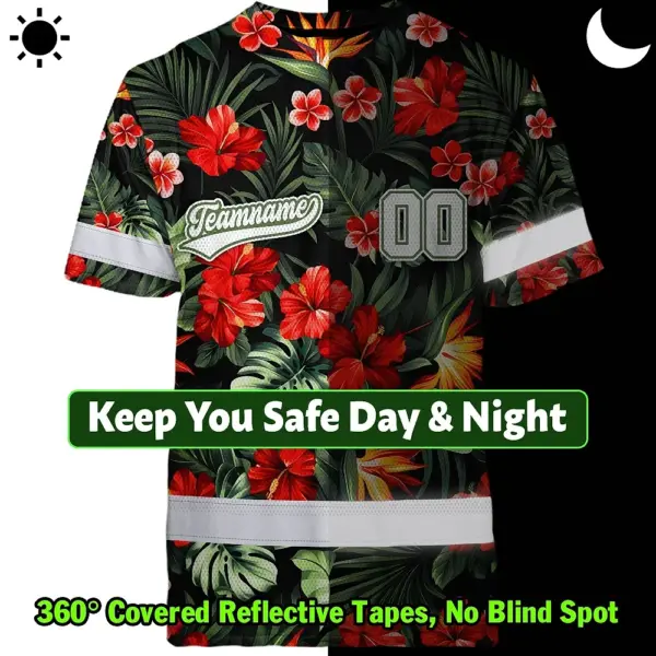 hi-vis-team-t-shirt-reflective-tapes-red-flower-custom-name-and-59d0c.webp