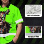 Hi-Vis-Hawaiian-Shirt-Reflective-Green-Neon-Paint-Plash-Skull-Custom-Name-for-Workers,-Truckers-7