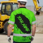 Hi-Vis-Hawaiian-Shirt-Reflective-Green-Neon-Ripping-Off-Skull-Custom-Name-for-Workers,-Truckers-4