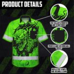 Hi-Vis-Hawaiian-Shirt-Reflective-Green-Neon-Ripping-Off-Skull-Custom-Name-for-Workers,-Truckers-6