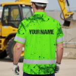 Hi-Vis-Hawaiian-Shirt-Reflective-Green-Neon-Vintage-Skull-Custom-Name-Safety-Workwear-For-Runners,-Skull-Lover,-Trucker-4