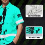 Hi-Vis-Hawaiian-Shirt-Reflective-Mint-Neon-Skull-Custom-Name-Safety-Workwear-For-Cyclists,-Skull-Lover-7