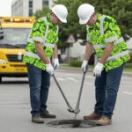 Hi-Vis-Hawaiian-Shirt-Reflective-Tapes-Green-Lime-Roses-Custom-Name-Safety-Workwear-For-Workers,-Truckers,-Operators-MK3