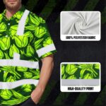 Hi-Vis-Hawaiian-Shirt-Reflective-Tapes-Green-Lime-Tulips-Custom-Name-Safety-Workwear-For-Workers,-Truckers,-Operators-FEATURE2
