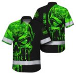 Hi-Vis-Hawaiian-Shirt-Safety-Workwear-With-Bold-Skull-Camo-In-Neon-Green-And-Name-Customization-for-Workers,-Truckers-1